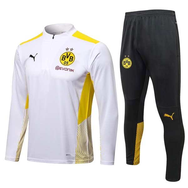 Felpa Allenamento Borussia Dortmund 2022 Bianco Nero